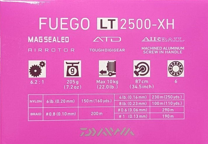 Катушка с передним фрикционом DAIWA 20 FUEGO LT