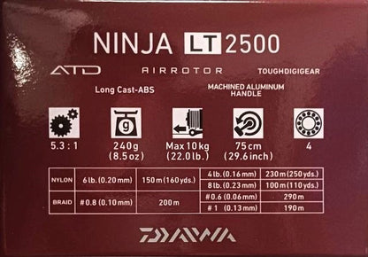 Катушка с передним фрикционом DAIWA '18 NINJA LT