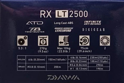 Катушка с передним фрикционом Daiwa '20 RX LT