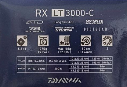 Катушка с передним фрикционом Daiwa '20 RX LT