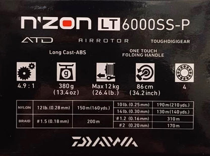 Фидерная катушка Daiwa '20 N'ZON LT 5000 S-CP/6000 SS-P