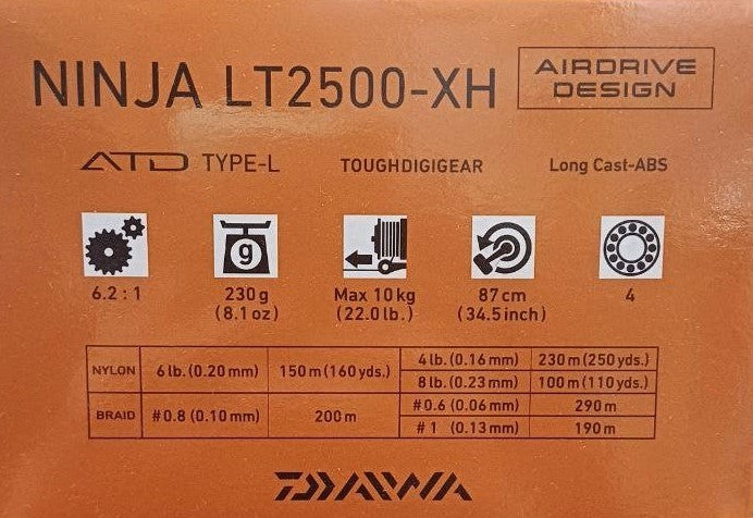 Макара с преден аванс DAIWA 23 NINJA LT