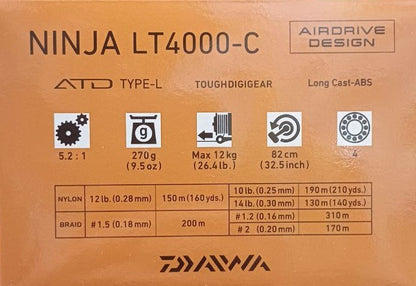 Макара с преден аванс DAIWA 23 NINJA LT