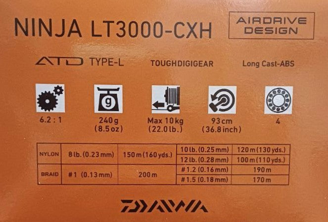 Макара с преден аванс DAIWA 23 NINJA LT