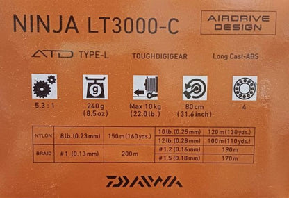 Макара с преден аванс DAIWA 23 NINJA LT