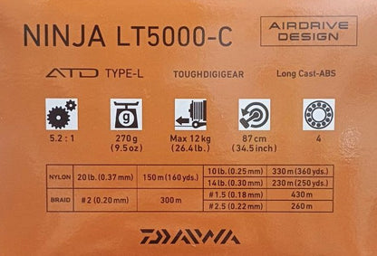 Макара с преден аванс DAIWA 23 NINJA LT