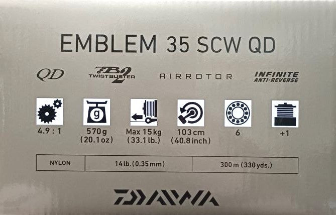 Reel DAIWA '23 EMBLEM 35 SCW QD