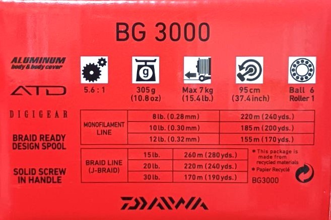 Катушка для морской рыбалка DAIWA BG