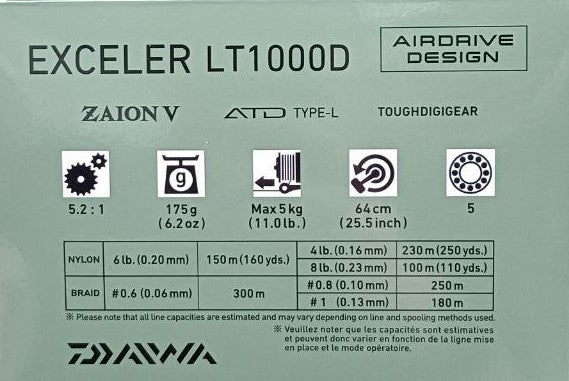 Макара с преден аванс DAIWA '23 EXCELER