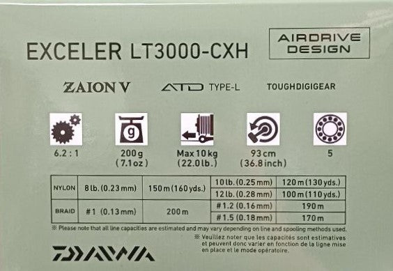 Макара с преден аванс DAIWA '23 EXCELER