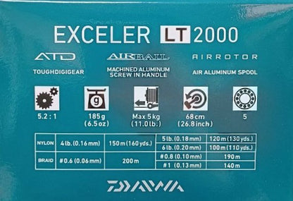 Катушка с передним фрикционом - DAIWA EXCELER LT 20