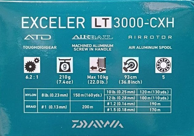 Катушка с передним фрикционом - DAIWA EXCELER LT 20