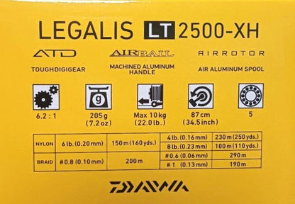 Front drag reel DAIWA LEGALIS LT 20