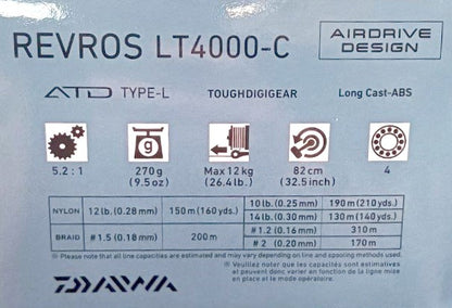 Макара с преден аванс DAIWA 23 REVROS LT