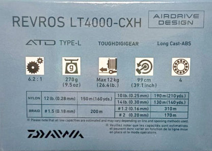 Макара с преден аванс DAIWA 23 REVROS LT