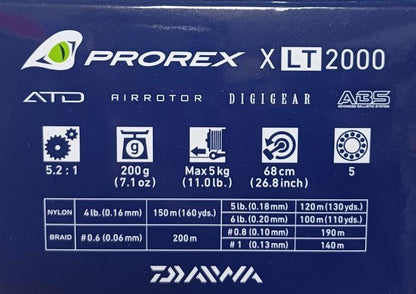 Μηχανισμός με μπροστινά φρένα - DAIWA '18 PROREX X LT
