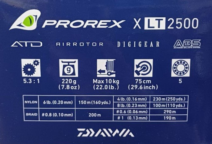 Μηχανισμός με μπροστινά φρένα - DAIWA '18 PROREX X LT