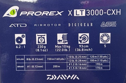 Μηχανισμός με μπροστινά φρένα - DAIWA '18 PROREX X LT