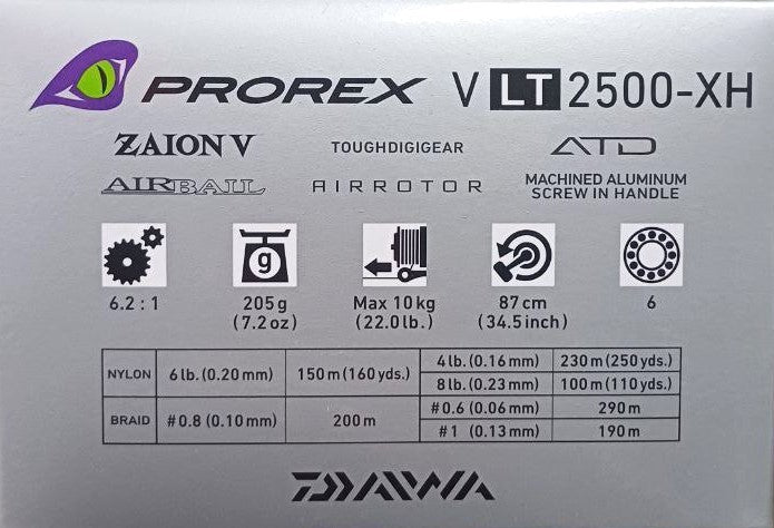 Mulinetă cu frana fata - DAIWA '22 PROREX V LT