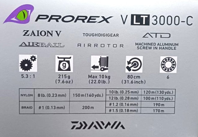 Mulinetă cu frana fata - DAIWA '22 PROREX V LT