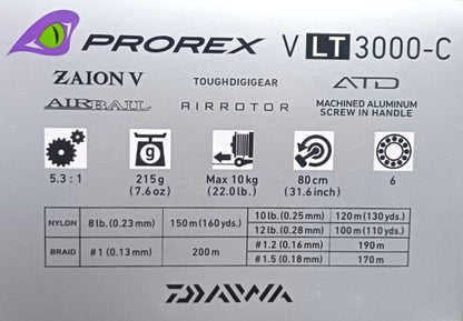 Mulinetă cu frana fata - DAIWA '22 PROREX V LT