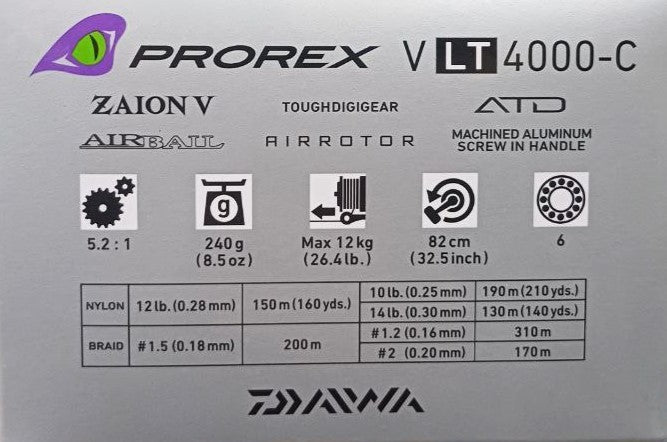 Mulinetă cu frana fata - DAIWA '22 PROREX V LT