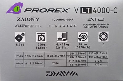Mulinetă cu frana fata - DAIWA '22 PROREX V LT
