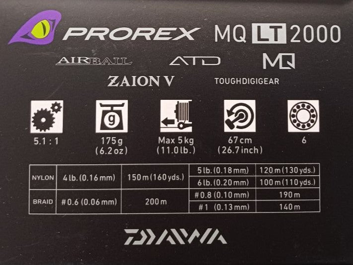 Катушка с передним фрикционом - DAIWA '22 PROREX LT MQ
