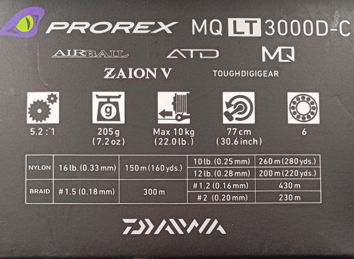 Катушка с передним фрикционом - DAIWA '22 PROREX LT MQ