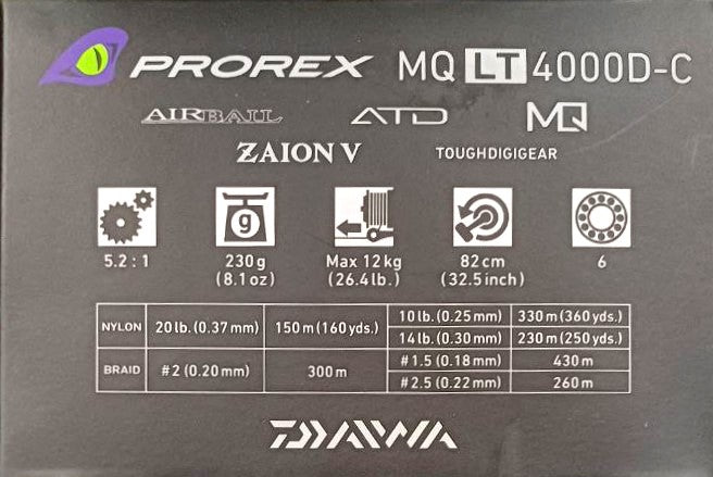 Катушка с передним фрикционом - DAIWA '22 PROREX LT MQ