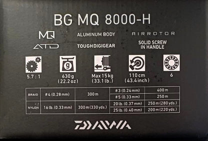 Макара за морски риболов - DAIWA 21 BG MQ (Monocoque)
