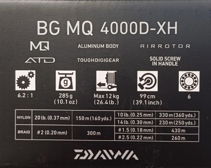 Макара за морски риболов - DAIWA 21 BG MQ (Monocoque)