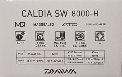 Μηχανισμός για θαλασσινό ψάρεμα Daiwa '23 CALDIA SW