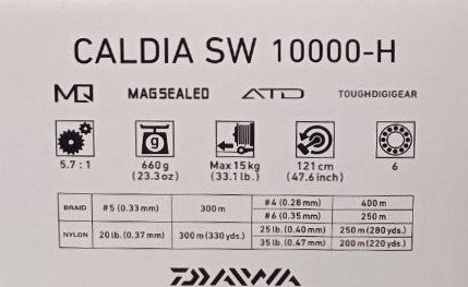 Μηχανισμός για θαλασσινό ψάρεμα Daiwa '23 CALDIA SW