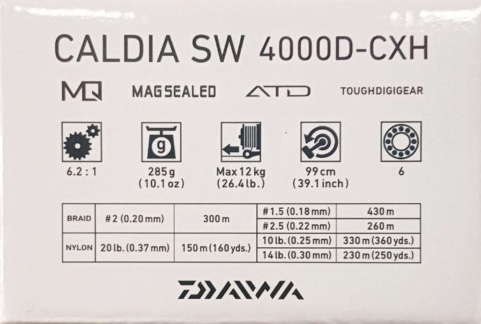 Μηχανισμός για θαλασσινό ψάρεμα Daiwa '23 CALDIA SW