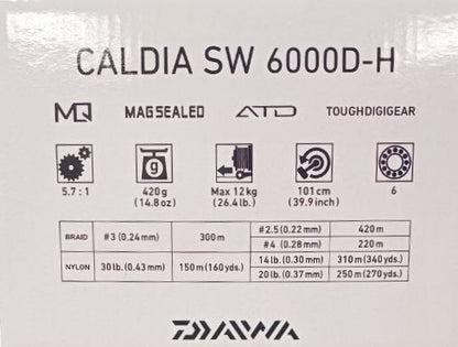 Μηχανισμός για θαλασσινό ψάρεμα Daiwa '23 CALDIA SW