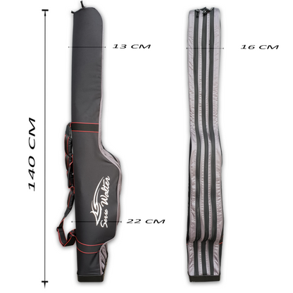 Triplu husă rigida pentru lansete SERIE WALTER SW4-900 - 140cm