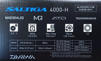 Top model mulinetă DAIWA '23 SALTIGA G