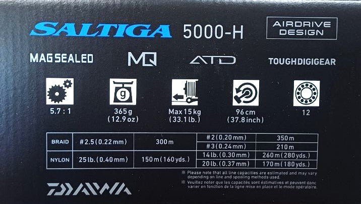 Top model mulinetă DAIWA '23 SALTIGA G
