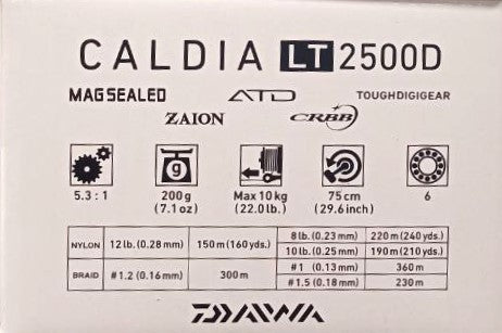 Μηχανισμός με μπροστινά φρένα Daiwa 18 CALDIA LT