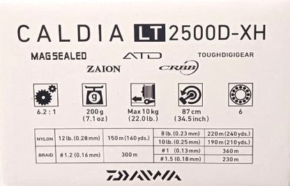 Μηχανισμός με μπροστινά φρένα Daiwa 18 CALDIA LT