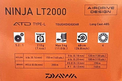 Макара с преден аванс DAIWA 23 NINJA LT