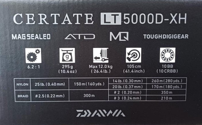 Катушка Daiwa 19 CERTATE-G LT