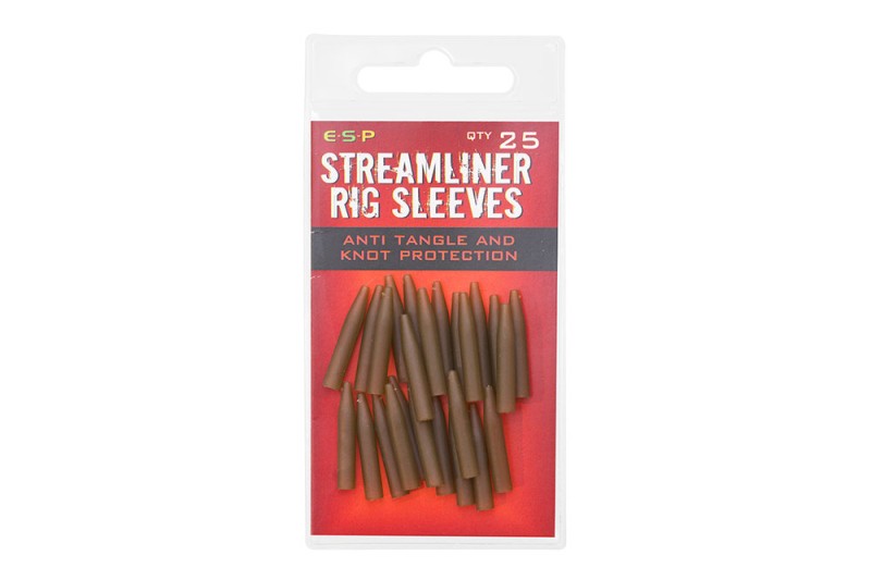 Anti-tangle tub ESP Streamliner Rig Sleeves Camo brown