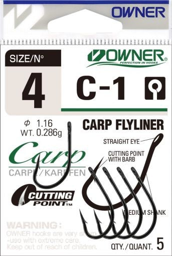 Cârlige OWNER CARP TAFF FLYLINER CT-1