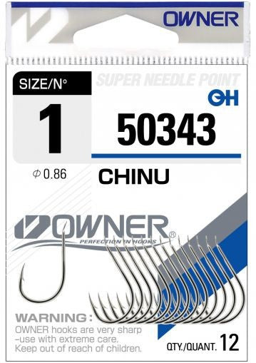 Крючки Owner CHINU WHITE - 50343