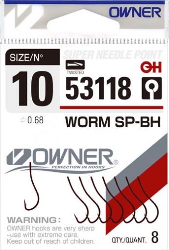 Крючки Owner WORM SP-BH - 53118