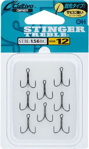 Treble hooks barbless barb Owner STBL-1.56 BC