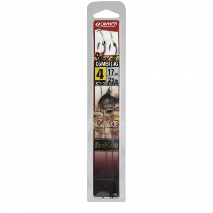 Pescuit la crap cârlige cu forfac Owner COMBI RIG - CT-1