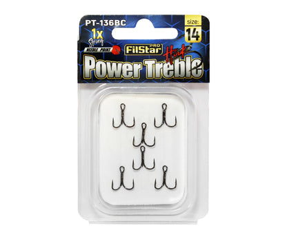 Тройни куки FILSTAR Power Treble 136BC-1X BLACK CHROME